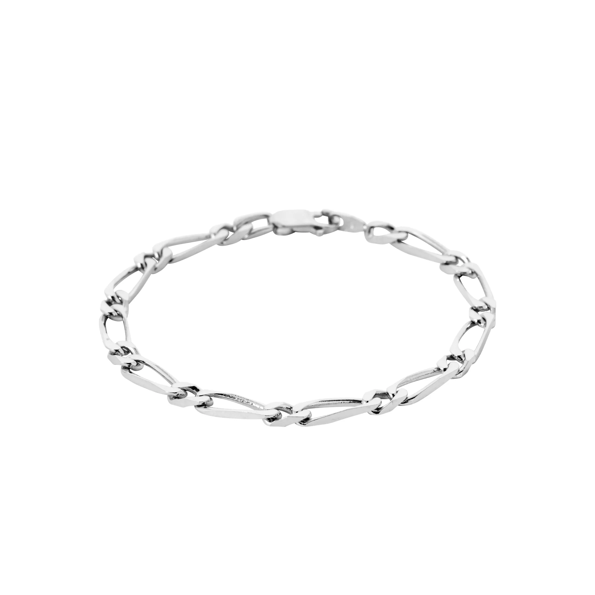 Collier Homme Argent figaro - Collier en Argent 925 - Bijoux en Vogue