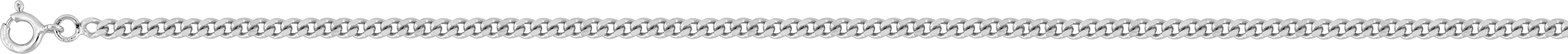 Collier Argent gourmette - Collier en Argent 925 - Bijoux en Vogue