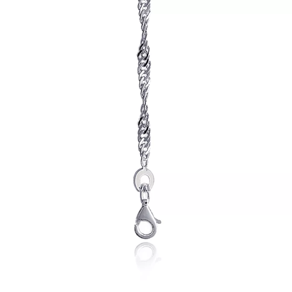 Collier chaîne en argent - Collier en Argent 925 - Bijoux en Vogue