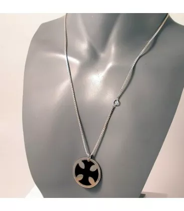 Collier pour homme Templiers "131-4/36" - Collier en Argent - Bijoux en Vogue