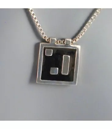 Collier pour homme Art Déco "014/32" - Collier en Argent - Bijoux en Vogue