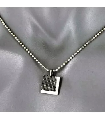 Pendentif pour homme Minimaliste "135-51/31" - Collier en Argent - Bijoux en Vogue