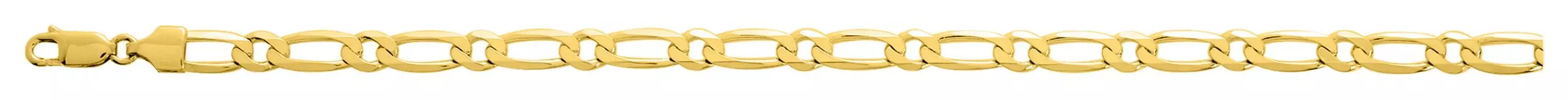 Collier Or alternée - Collier en Or 375 9k - Bijoux en Vogue