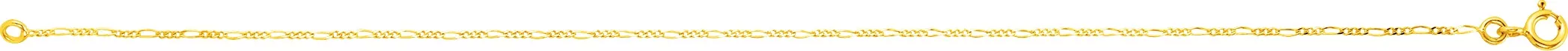 Collier Or figaro - Collier en Or 375 9k - Bijoux en Vogue
