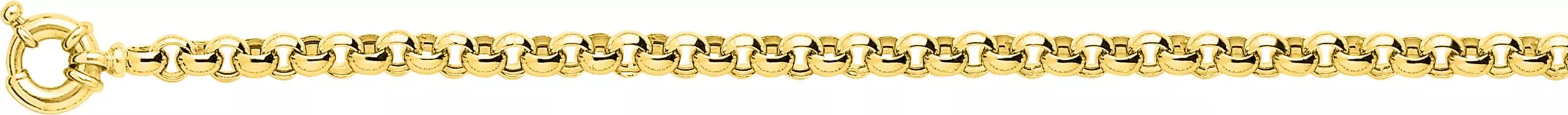 Collier Or jaseron - Collier en Or 750 18k - Bijoux en Vogue