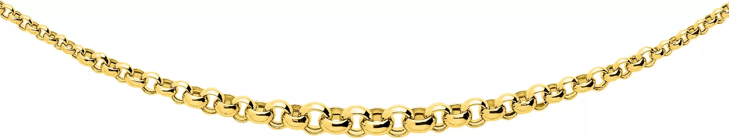 Collier Or jaseron - Collier en Or 750 18k - Bijoux en Vogue