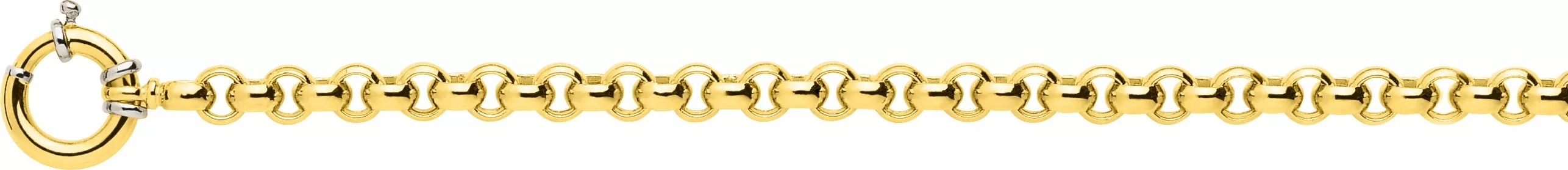 Collier Or jaseron - Collier en Or 750 18k - Bijoux en Vogue