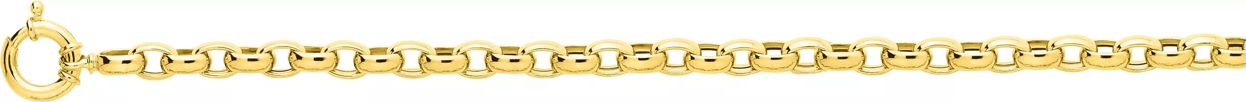 Collier Or jaseron - Collier en Or 750 18k - Bijoux en Vogue