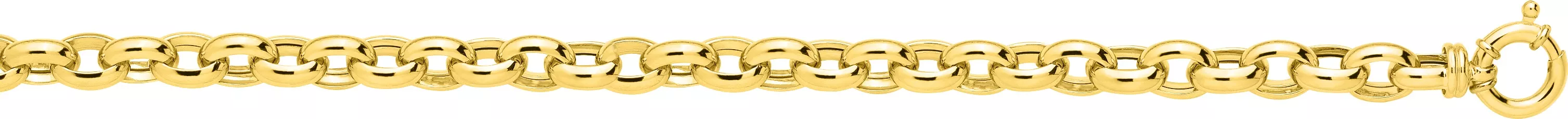 Collier Or jaseron - Collier en Or 750 18k - Bijoux en Vogue