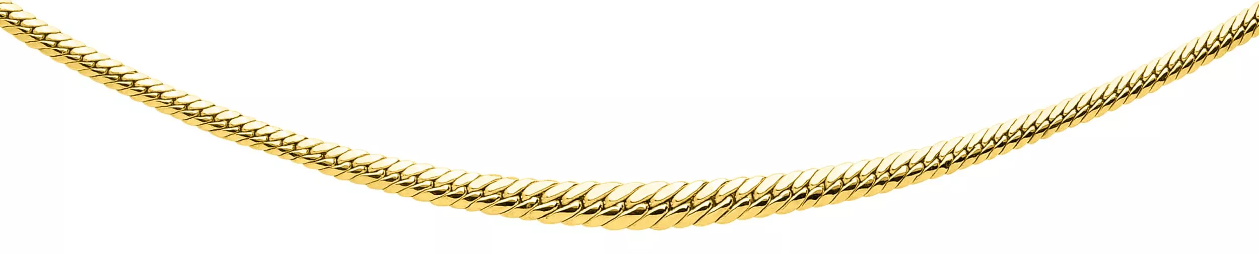 Collier Or anglaise - Collier en Or 750 18k - Bijoux en Vogue