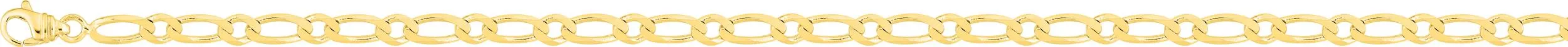 Collier Homme Or alternée - Collier en Or 750 18k