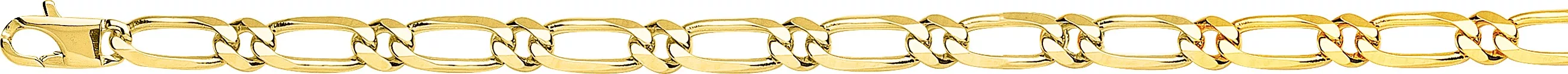 Collier Homme Or alternée - Collier en Or 750 18k