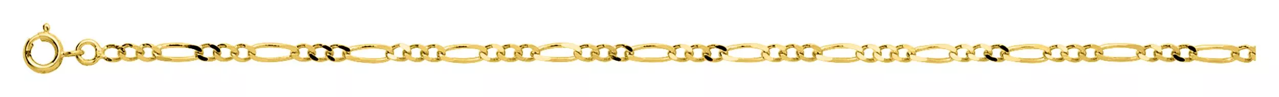 Collier Plaqué Or figaro - Collier en Plaqué or - Bijoux en Vogue