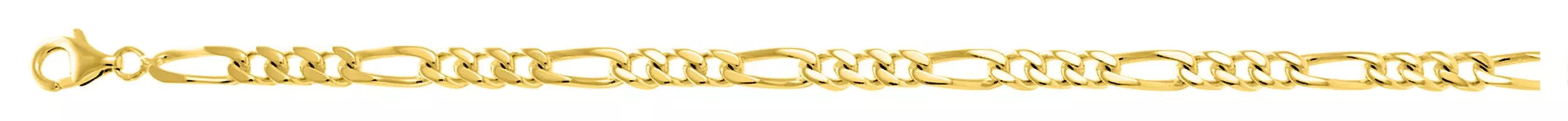 Collier Plaqué Or figaro - Collier en Plaqué or - Bijoux en Vogue