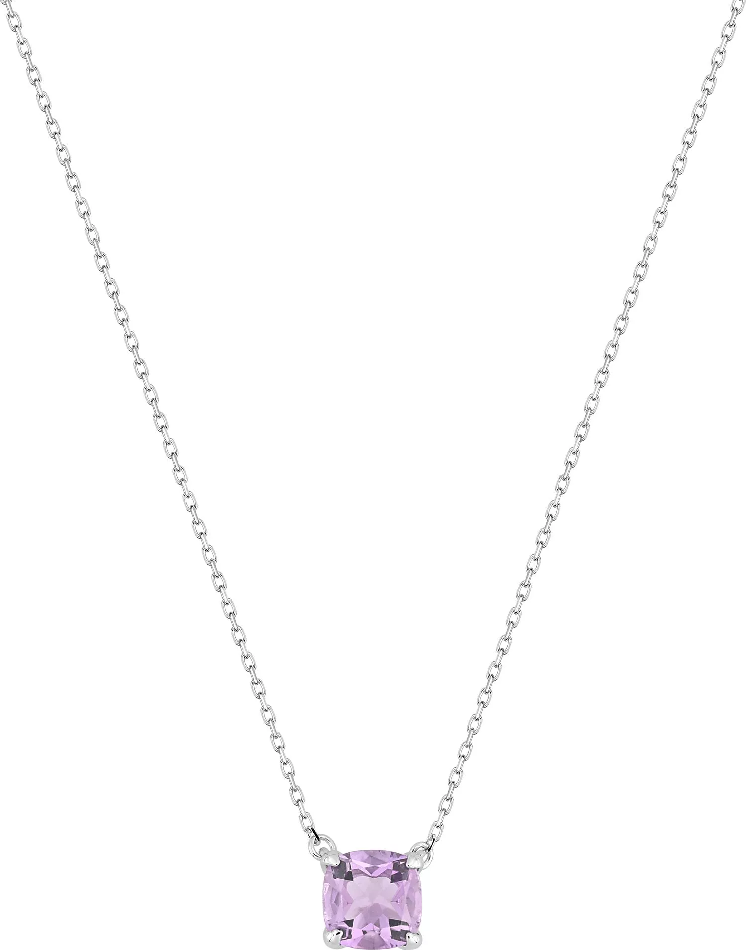 Collier Or Blanc Concepta Améthyste - Collier en Or 375 9k - Bijoux en Vogue