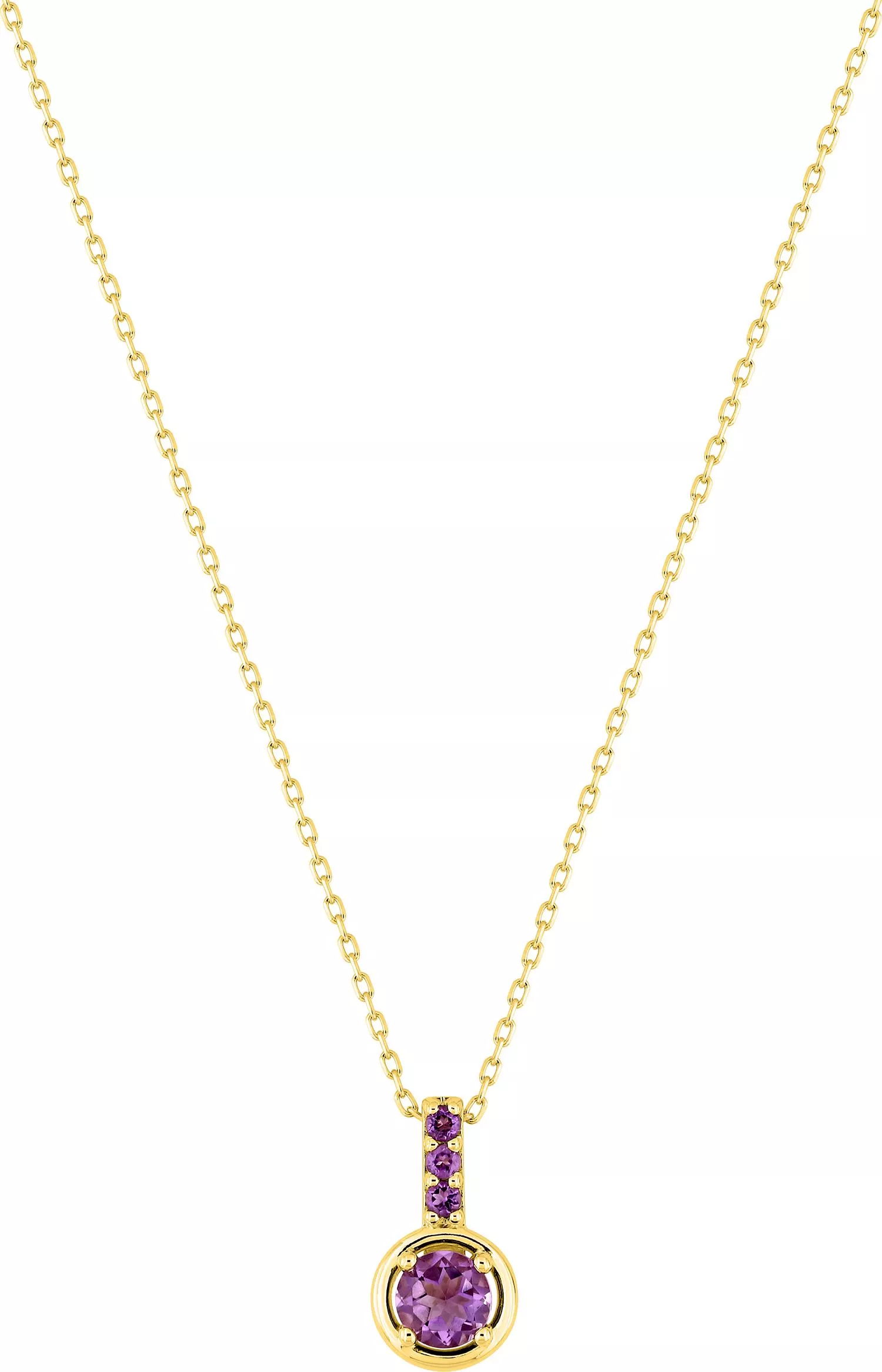 Collier Or Jiajia Améthyste - Collier en Or 375 9k - Bijoux en Vogue
