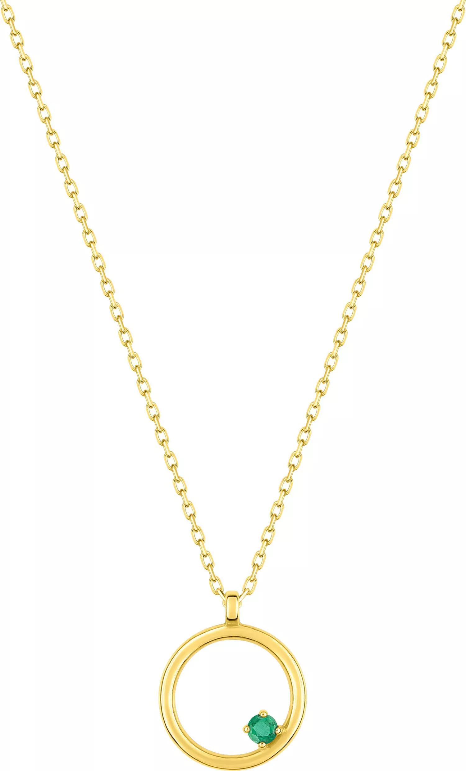 Collier Or Roshanara Emeraude - Collier en Or 375 9k - Bijoux en Vogue