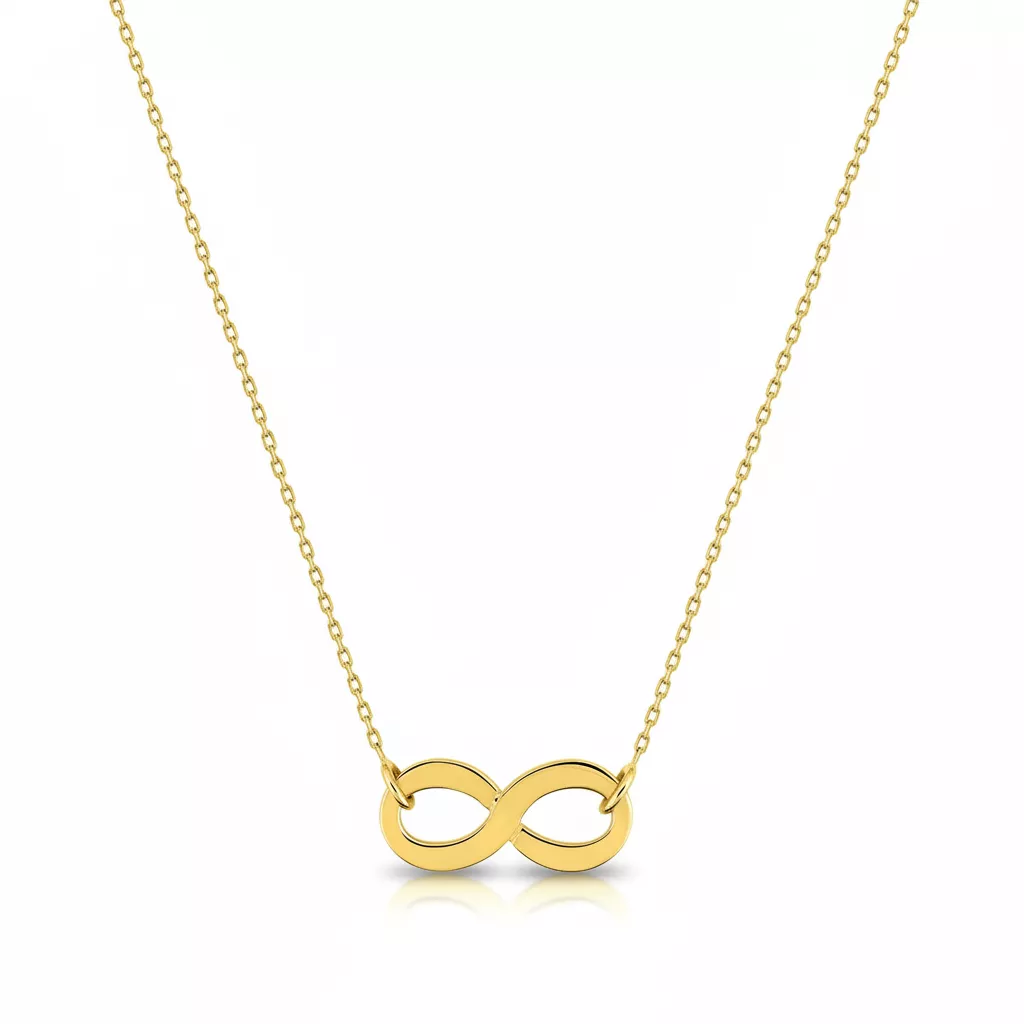 Collier Or Bahidja Infini - Collier en Or 375 9k - Bijoux en Vogue