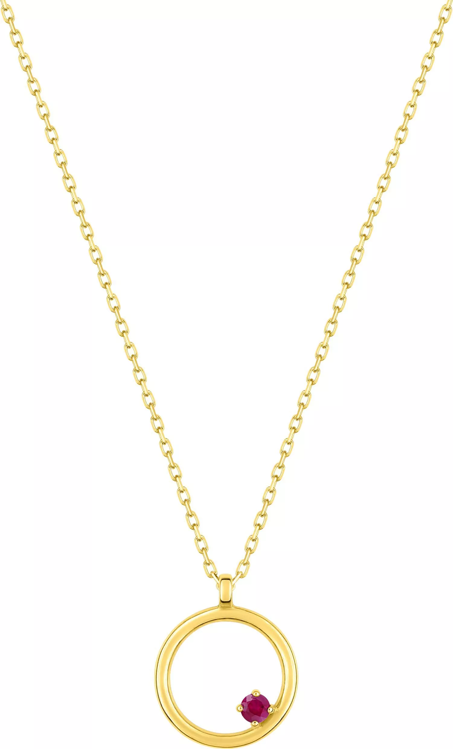 Collier Or Tatienne Rubis - Collier en Or 375 9k - Bijoux en Vogue