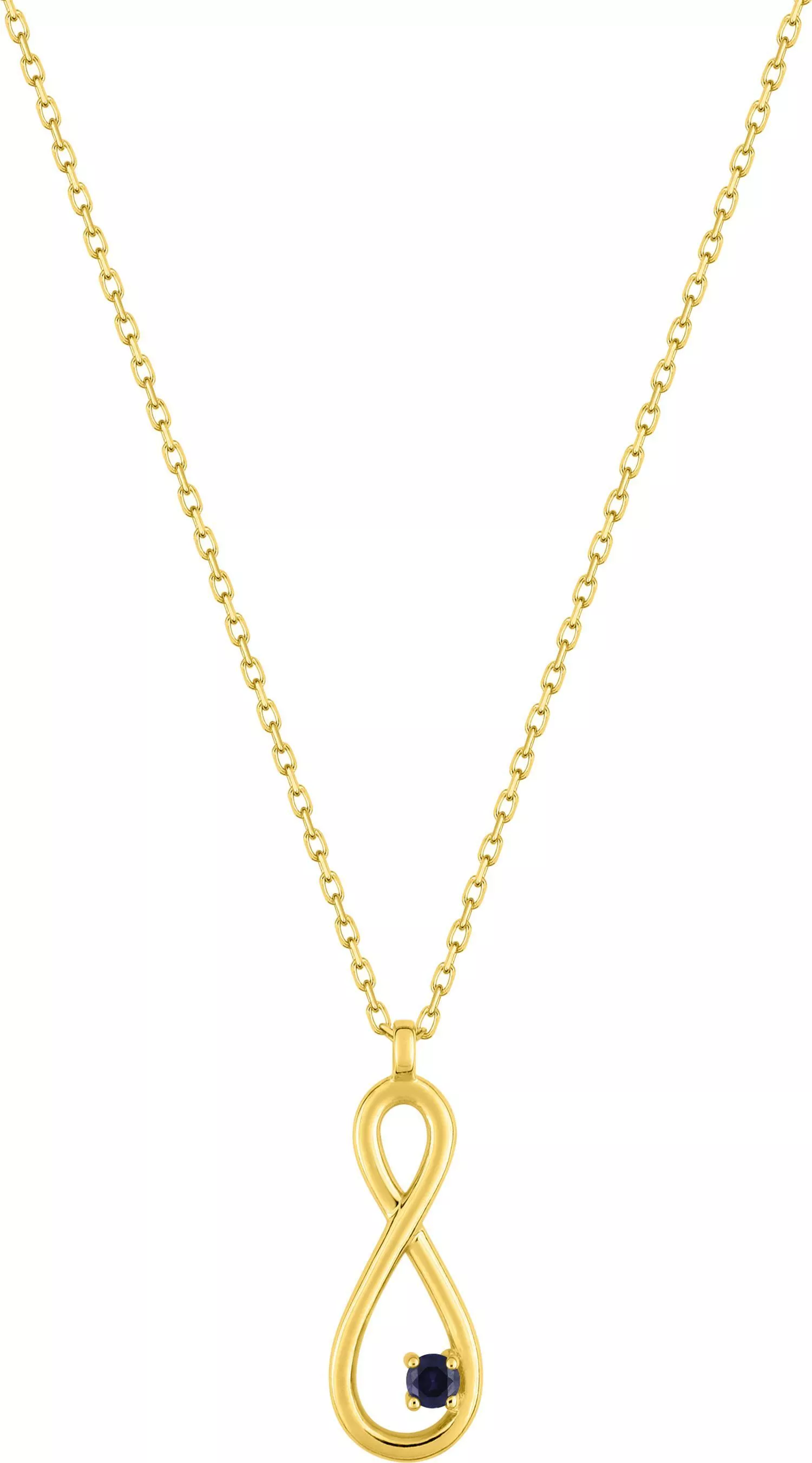 Collier Or Saphir Saifdine Infini - Collier en Or 375 9k - Bijoux en Vogue