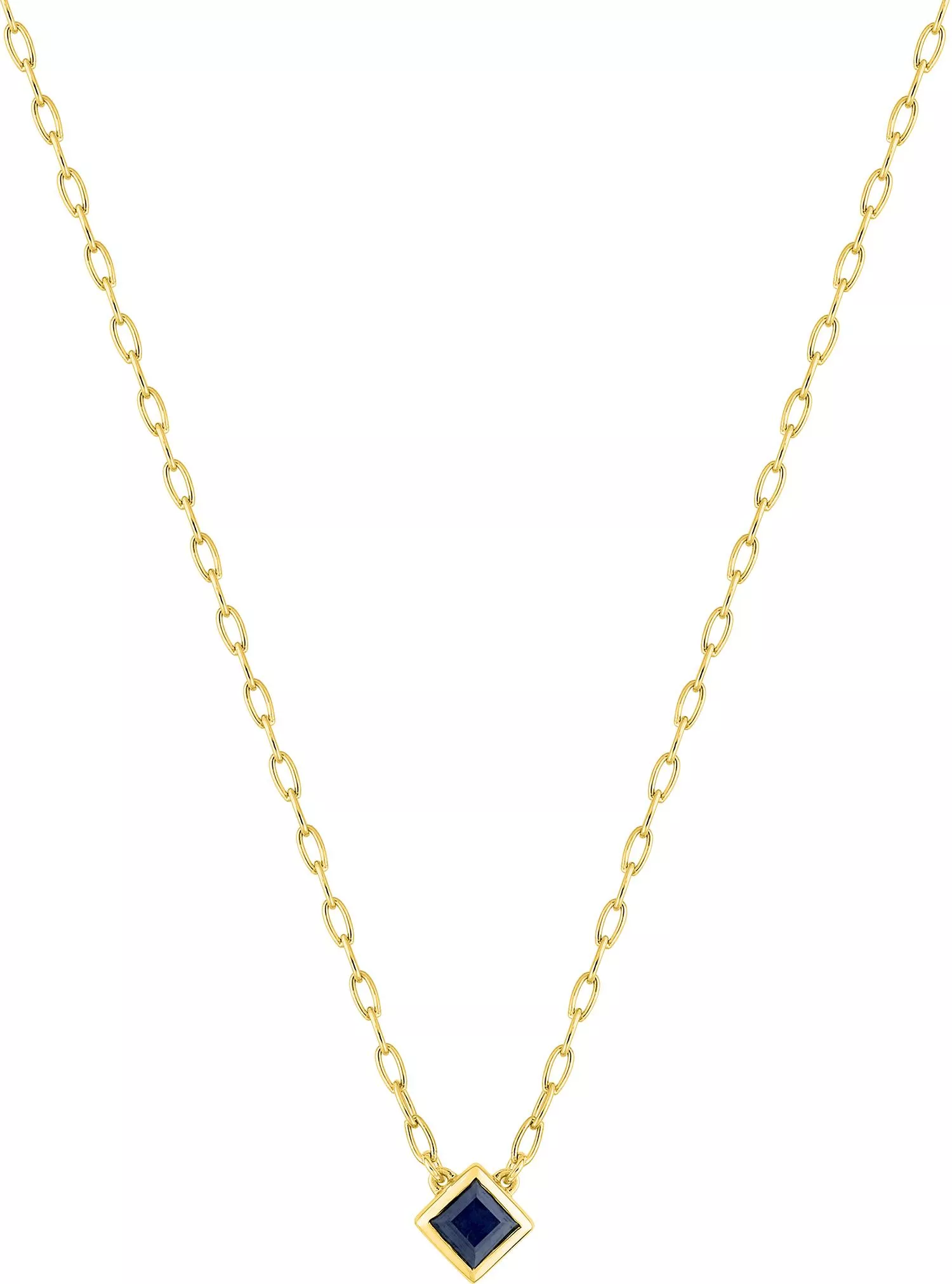 Collier Or Franine Saphir - Collier en Or 375 9k - Bijoux en Vogue