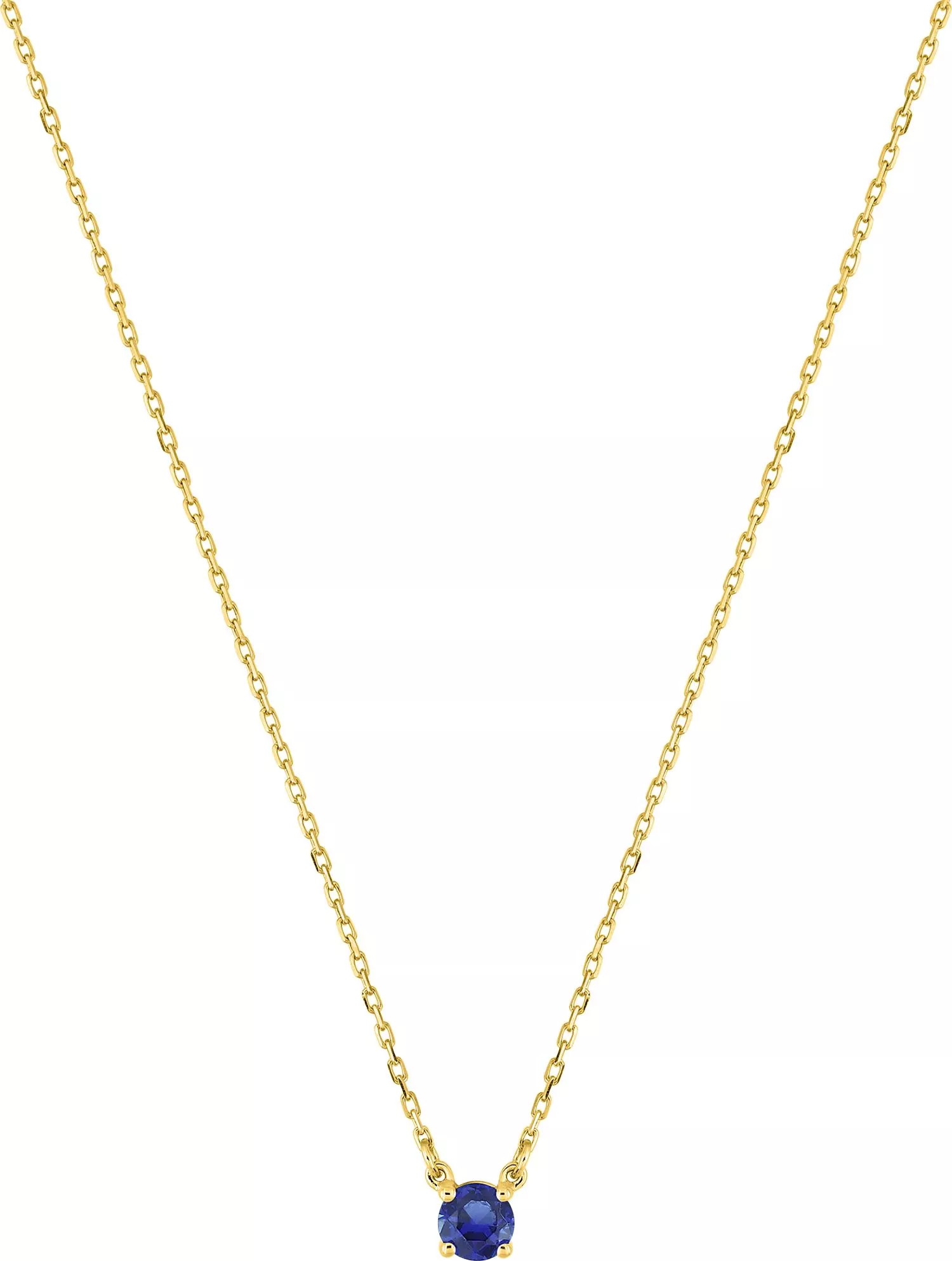 Collier Or Kerstine Saphir - Collier en Or 375 9k - Bijoux en Vogue