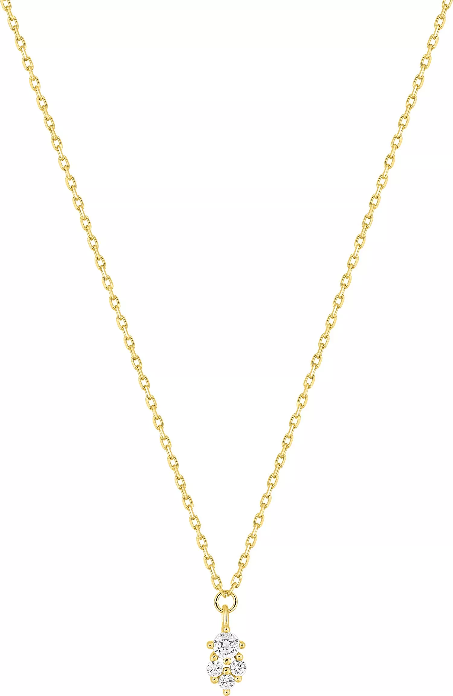 Collier Or Wilsia Zirconium - Collier en Or 375 9k - Bijoux en Vogue