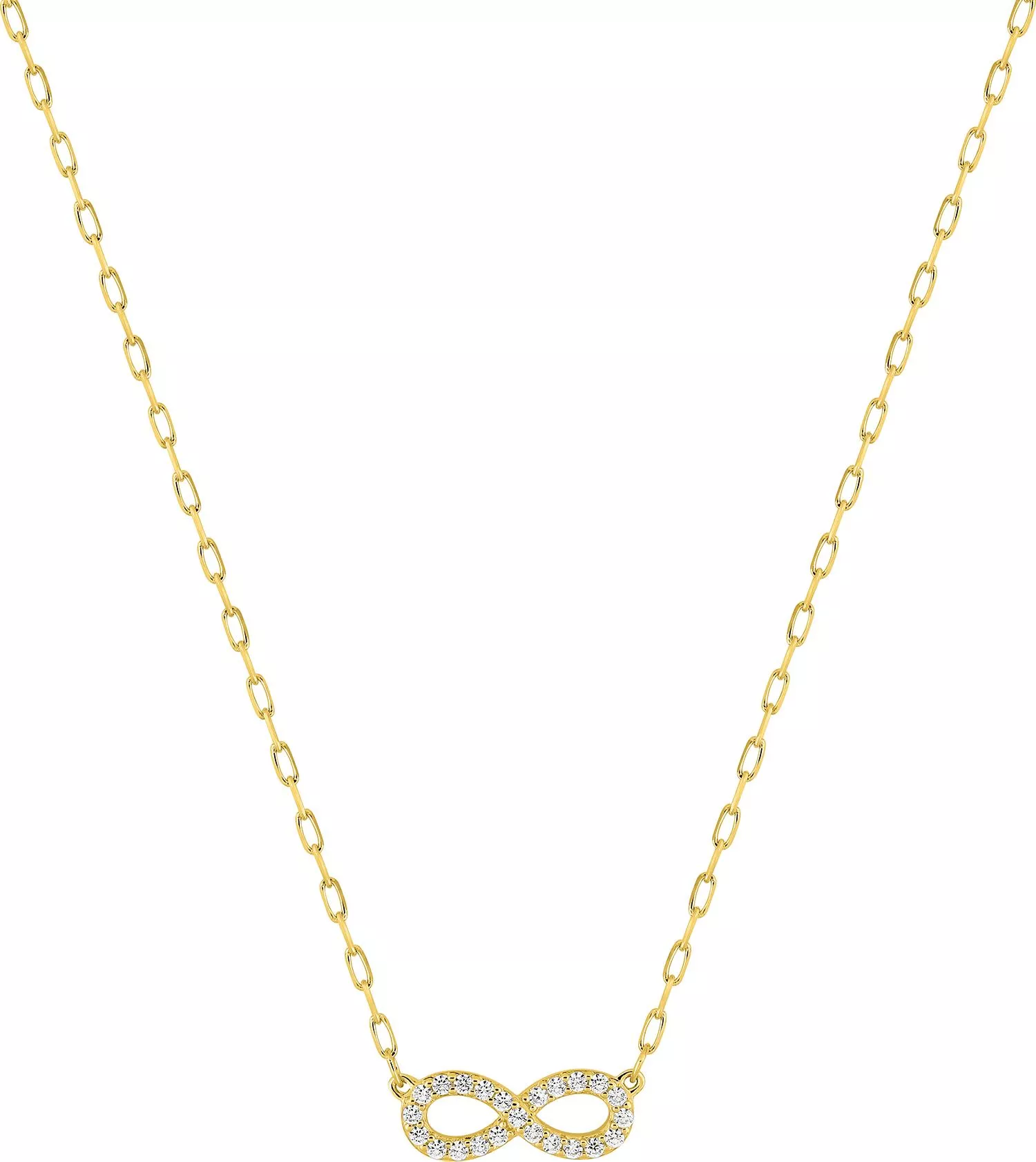 Collier Or Wikuanza Zirconium - Collier en Or 375 9k - Bijoux en Vogue