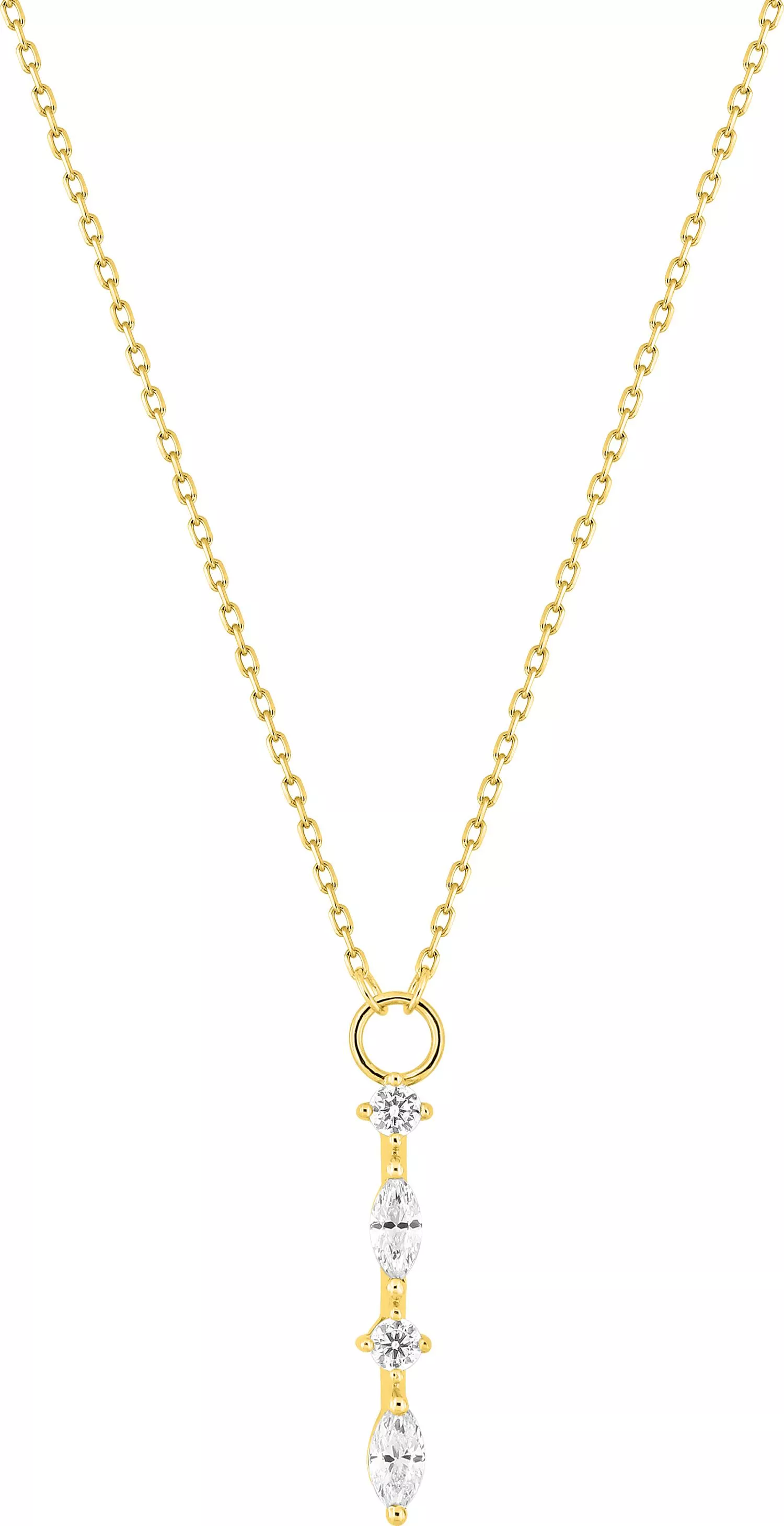 Collier Or Narinirina Zirconium - Collier en Or 375 9k - Bijoux en Vogue
