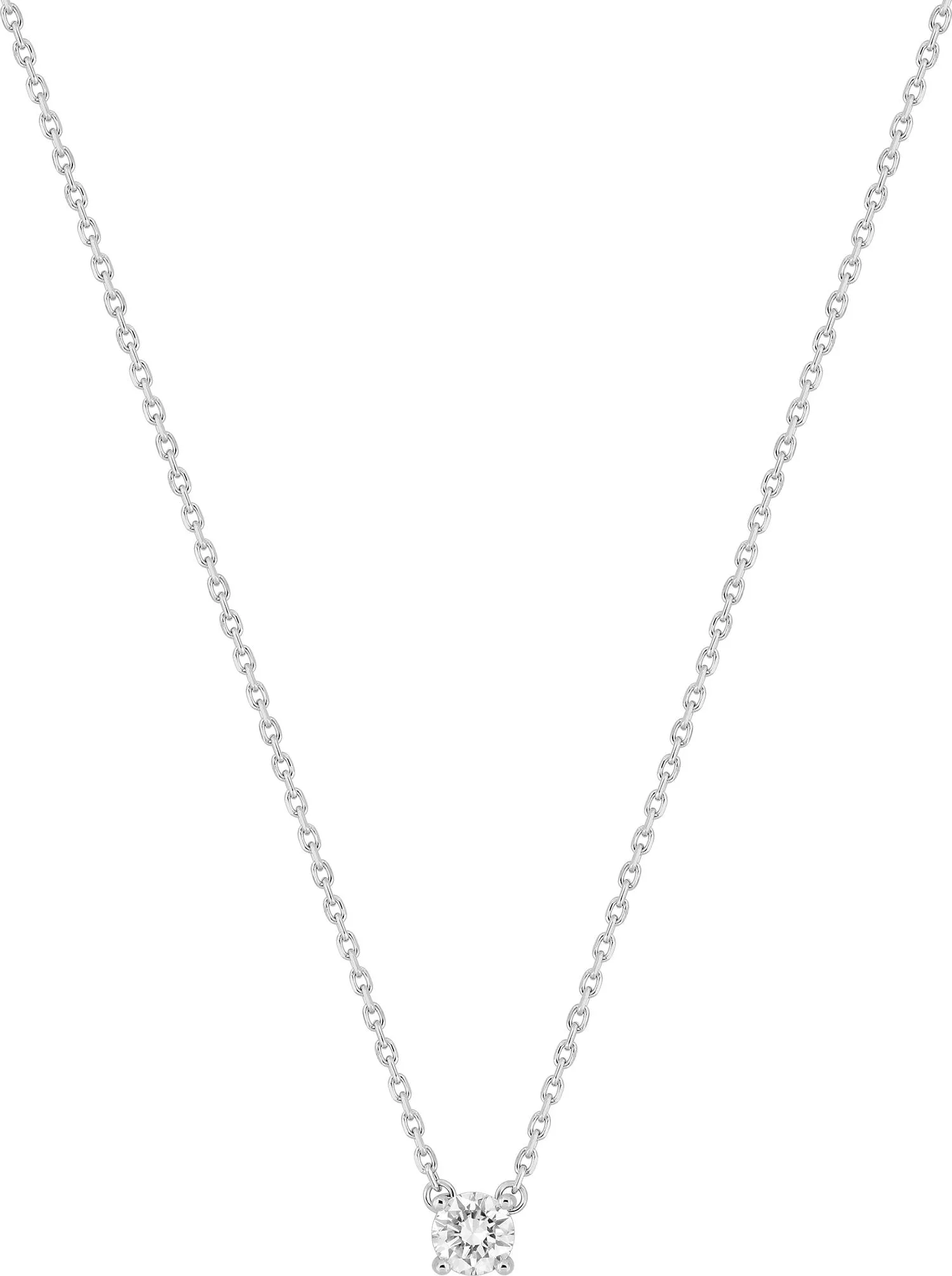 Collier Or Blanc Rebbecca Diamant - Collier en Or 750 18k - Bijoux en Vogue