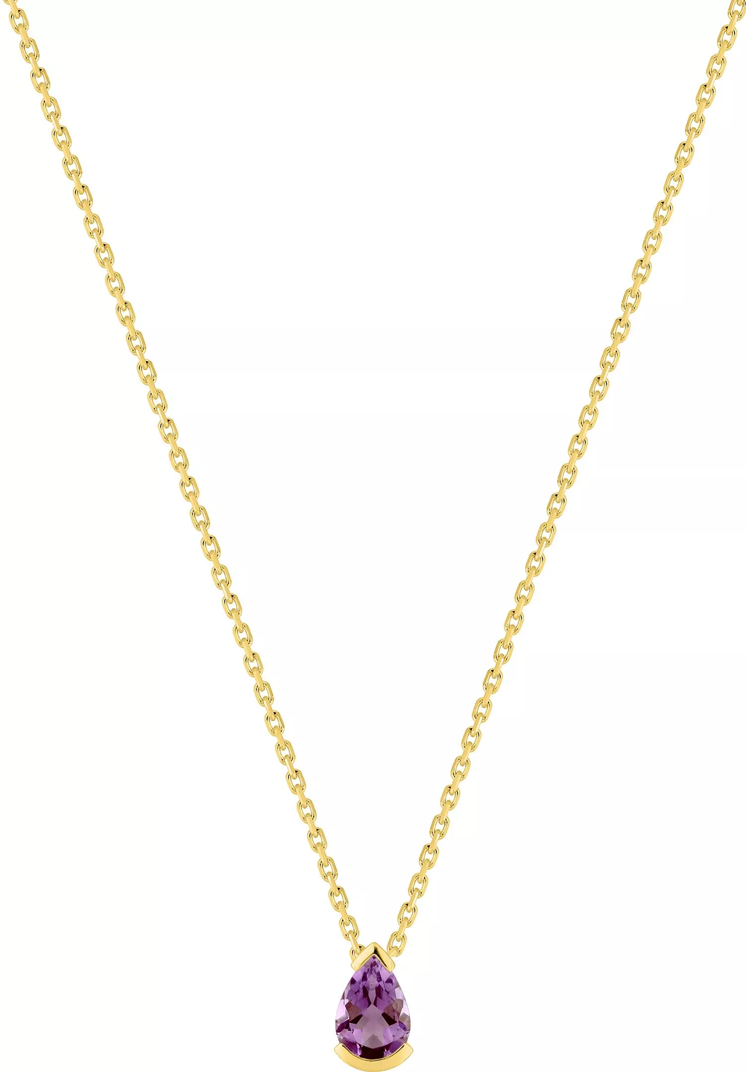 Collier Or Safiancara Améthyste - Collier en Or 750 18k - Bijoux en Vogue