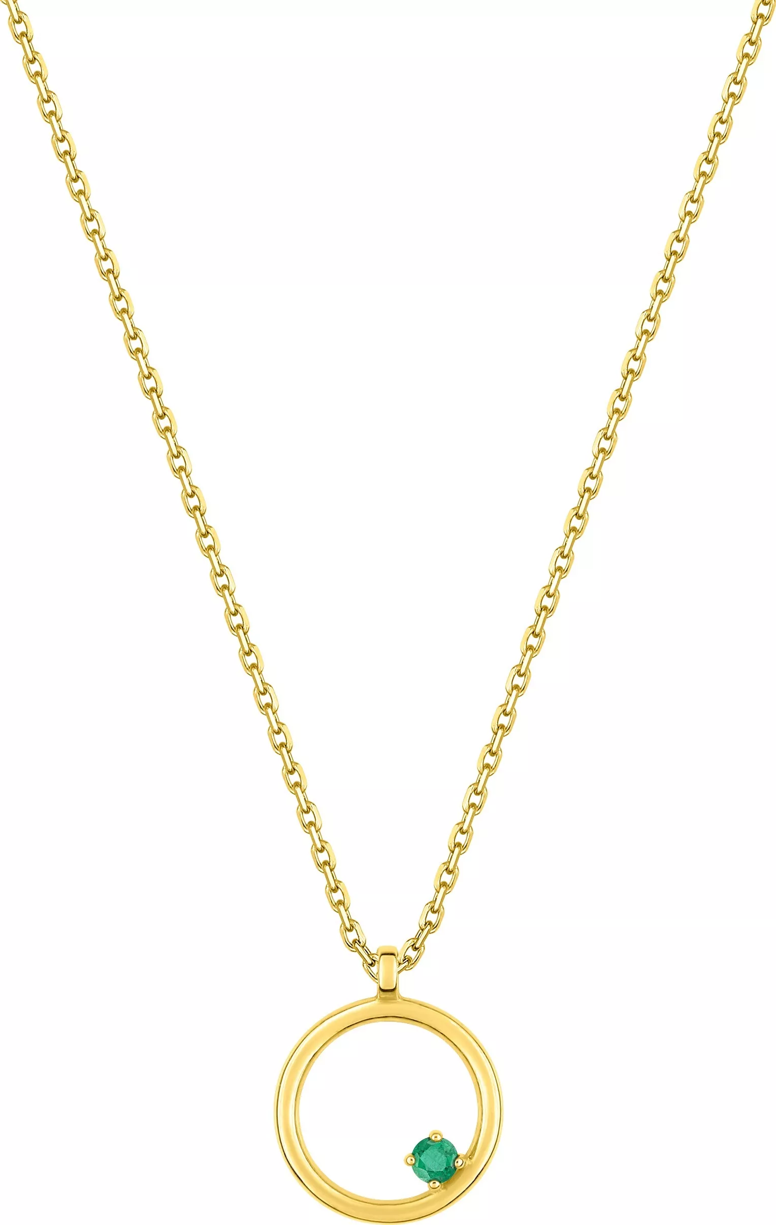 Collier Or Oicela Emeraude - Collier en Or 750 18k - Bijoux en Vogue