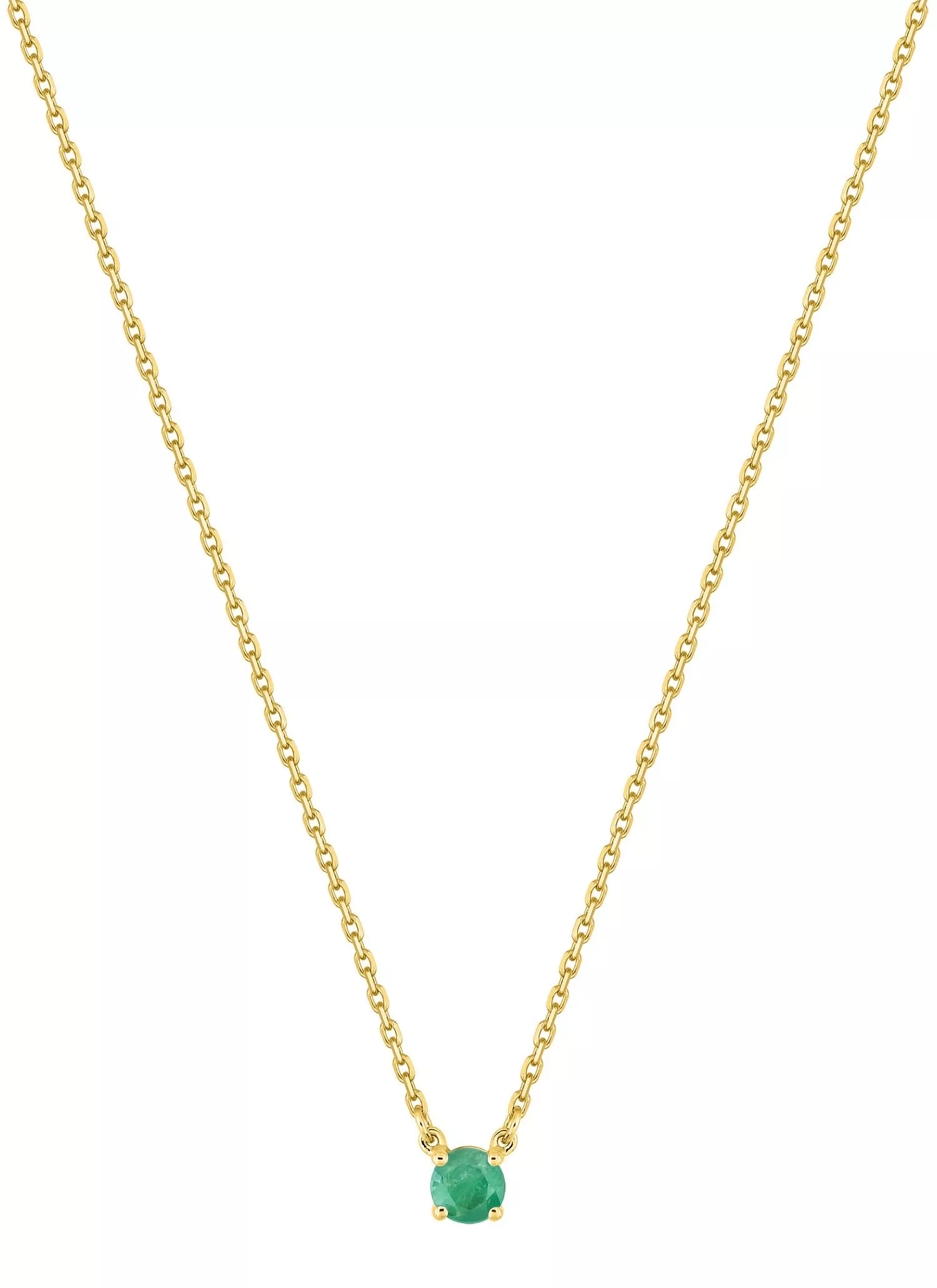 Collier Or Iriane Emeraude - Collier en Or 750 18k - Bijoux en Vogue