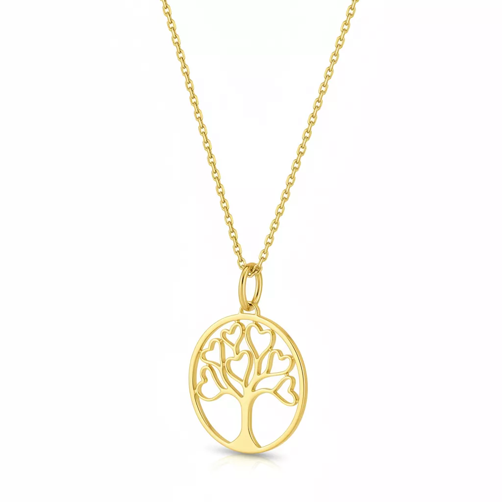 Collier Or Arbre de Vie - Collier en Or 750 18k - Bijoux en Vogue
