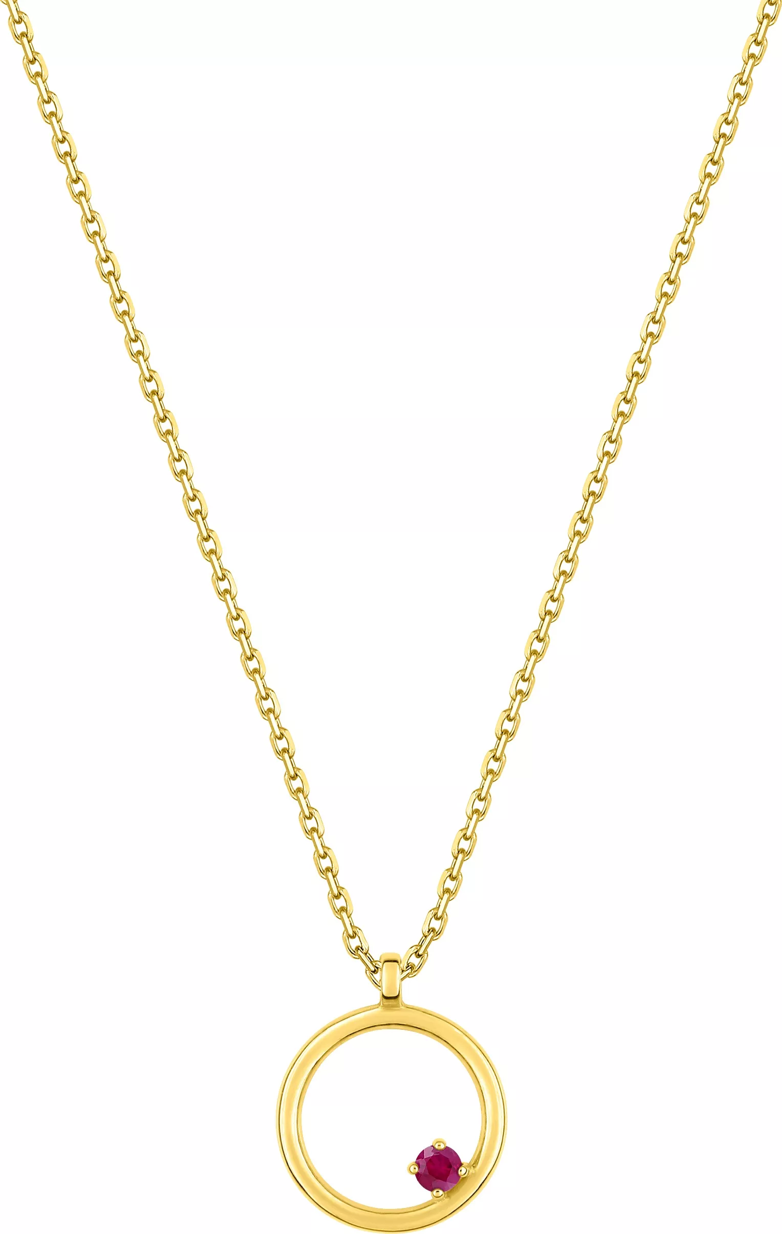 Collier Or Badeta Rubis - Collier en Or 750 18k - Bijoux en Vogue