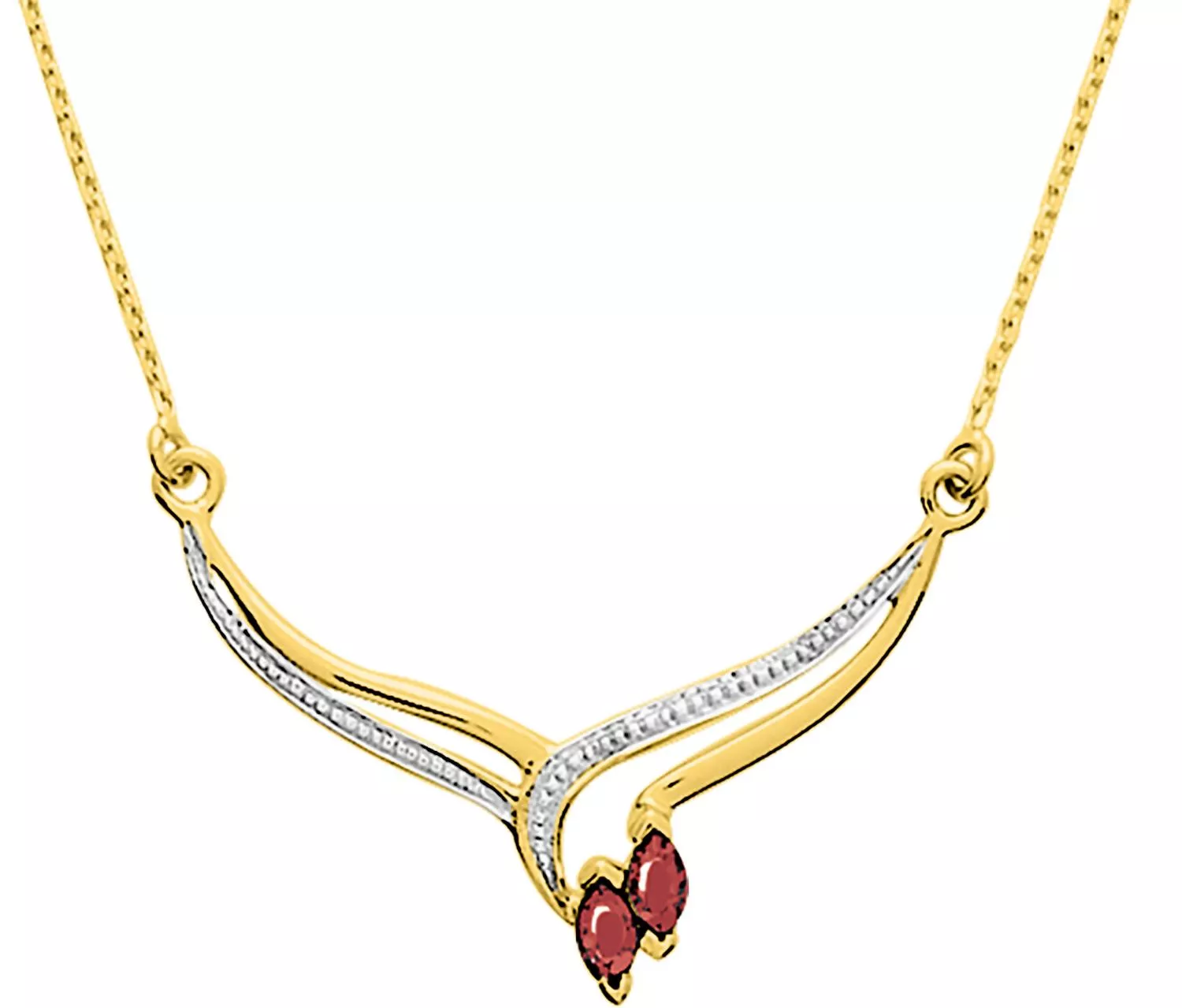 Collier Or Haygouhie Rubis - Collier en Or 750 18k - Bijoux en Vogue
