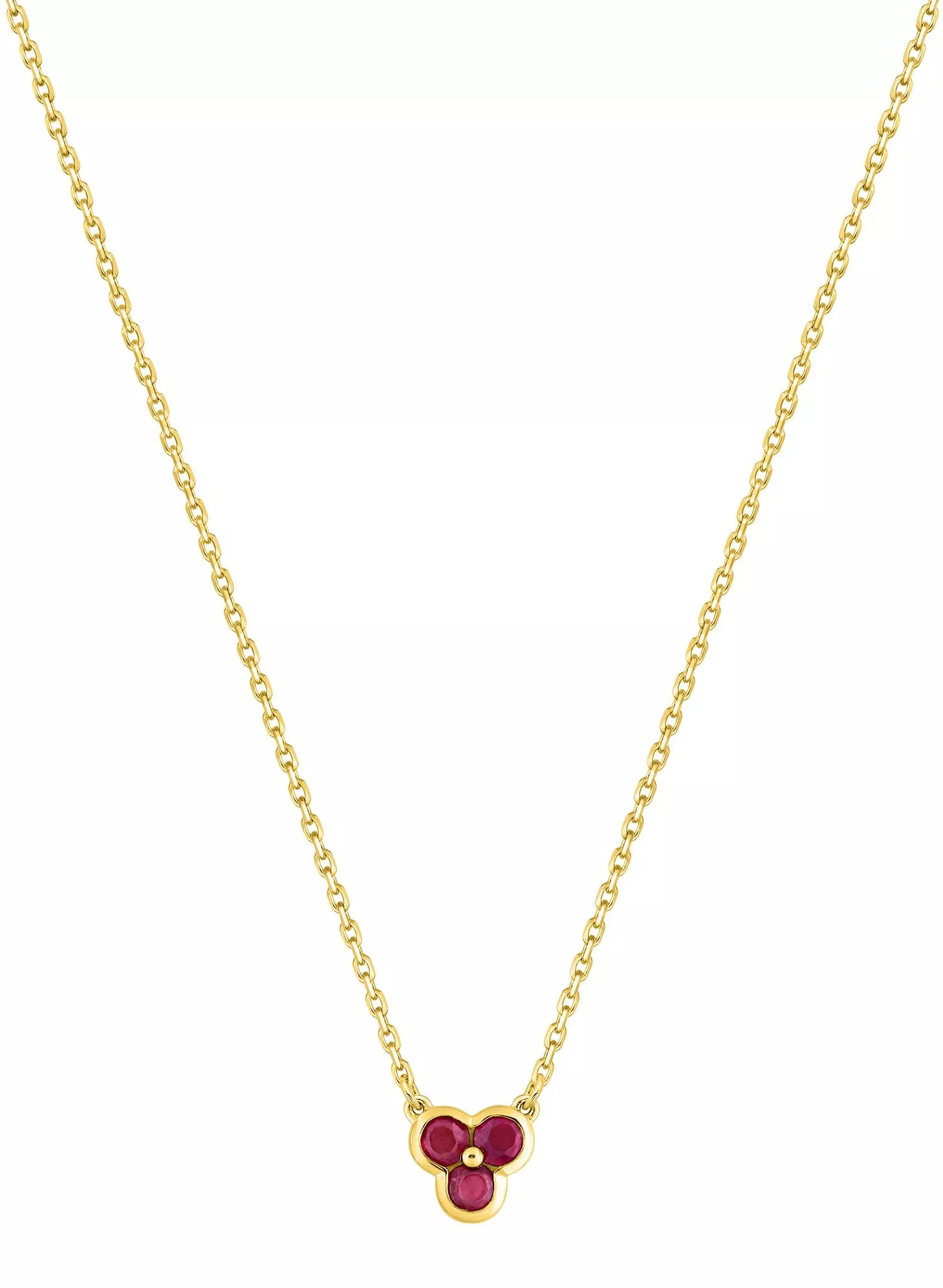 Collier Or Mellie Rubis - Collier en Or 750 18k - Bijoux en Vogue