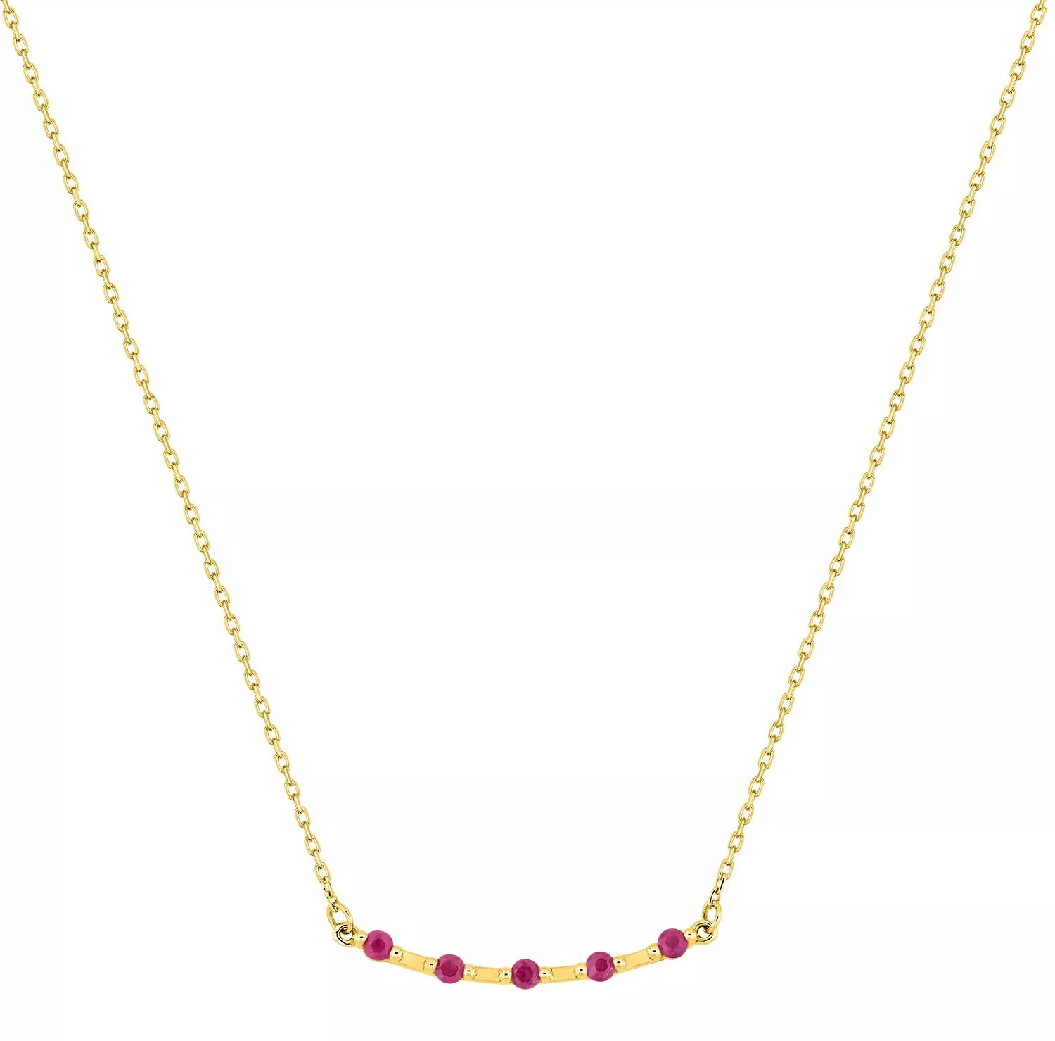 Collier Or Sohanna Rubis - Collier en Or 750 18k - Bijoux en Vogue