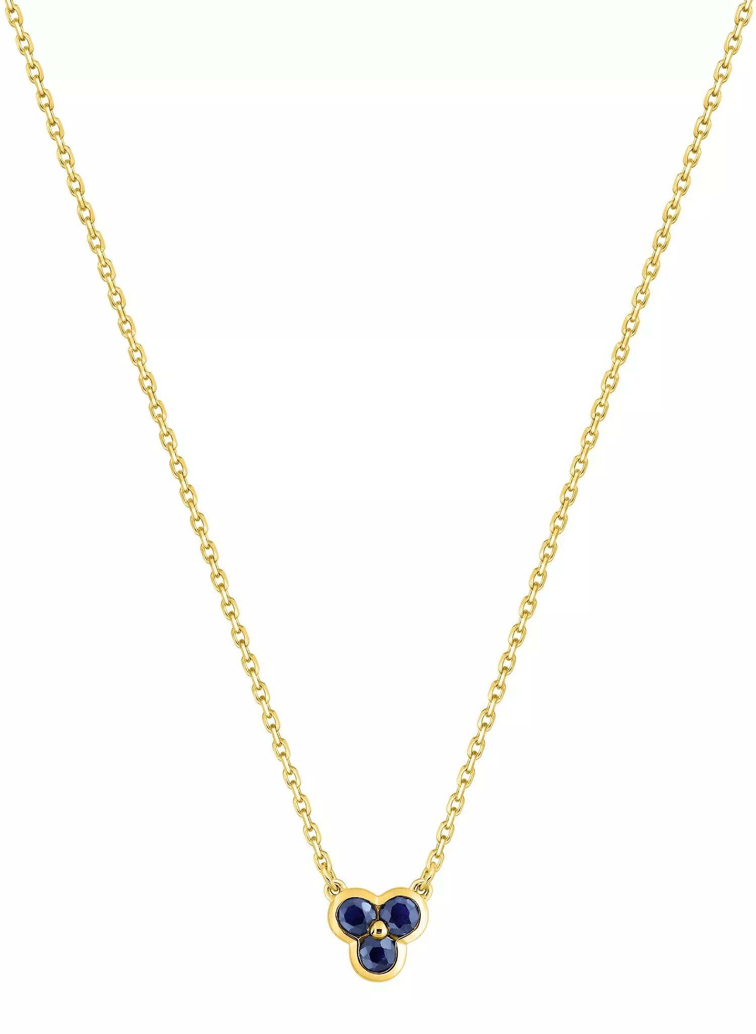 Collier Or Sachie Saphir - Collier en Or 750 18k - Bijoux en Vogue