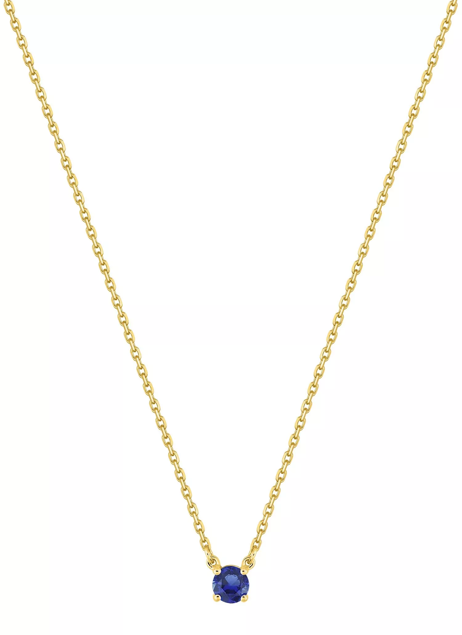 Collier Or Phanettette Saphir - Collier en Or 750 18k - Bijoux en Vogue
