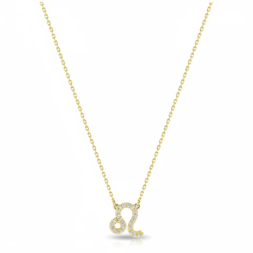 Collier Or Zirconium Ninha Lion - Collier en Or 750 18k - Bijoux en Vogue