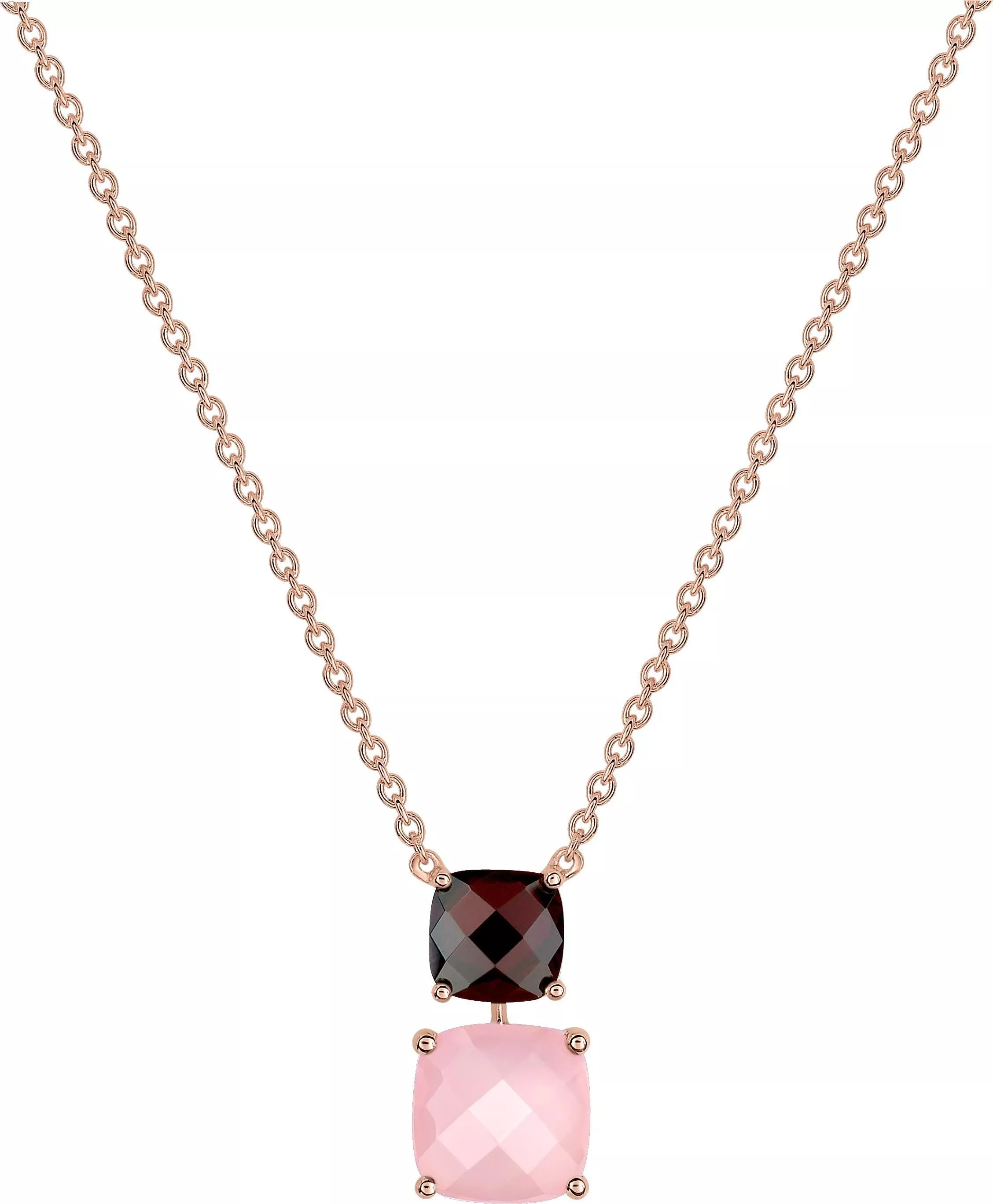 Collier Or Rose Aishat Calcédoine - Collier en Or 750 18k - Bijoux en Vogue