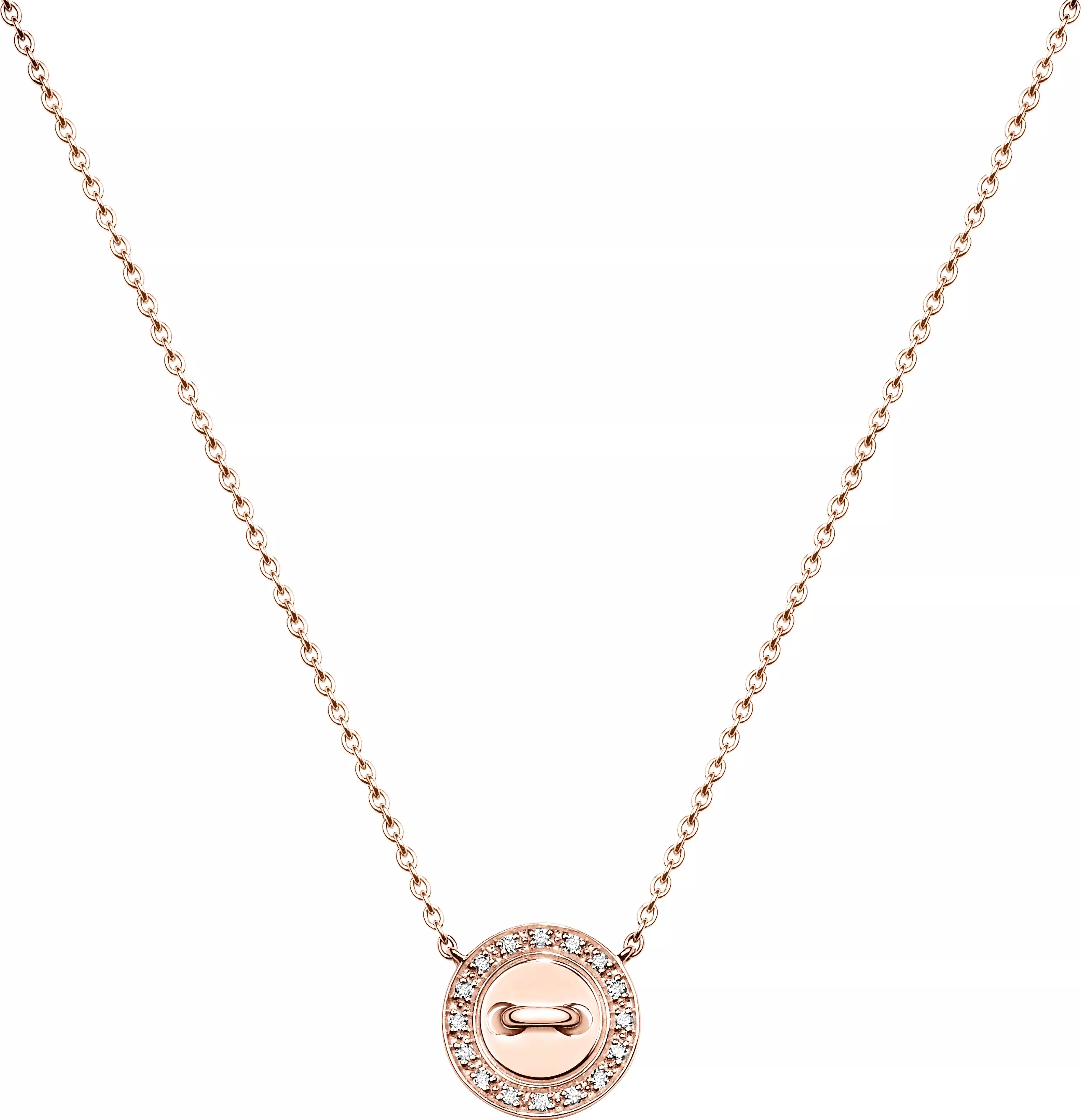 Collier Or Rose Arpita Diamant - Collier en Or 750 18k - Bijoux en Vogue