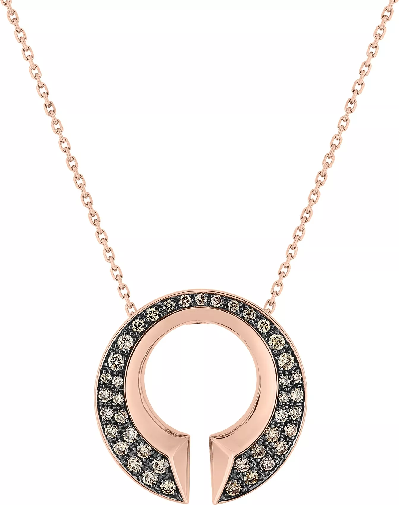 Collier Or Rose Elisabetta Noirci - Collier en Or 750 18k - Bijoux en Vogue