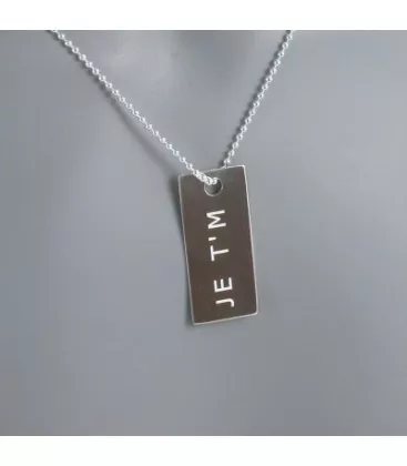 Collier pour homme Messages Godson "097-11-31" - Collier en Argent - Bijoux en Vogue