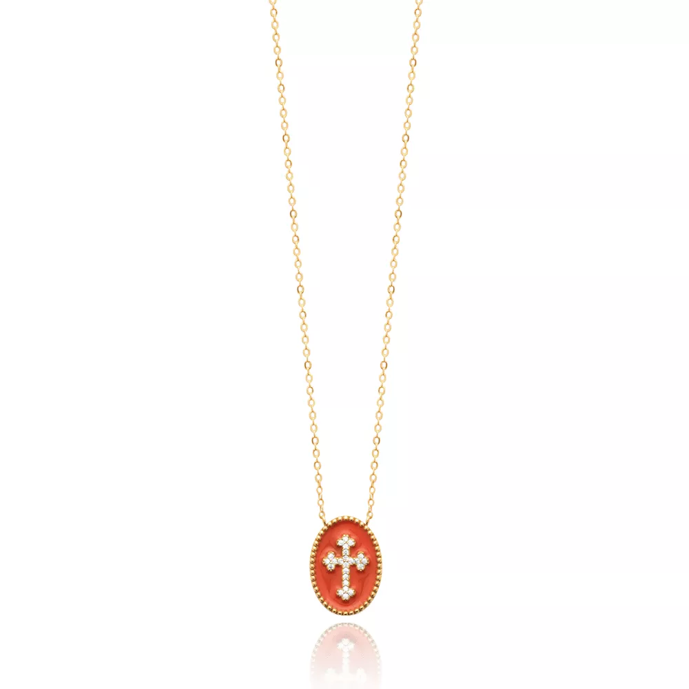 Collier plaqué or Mackenzie Strass - Collier en Plaqué Or - Bijoux en Vogue