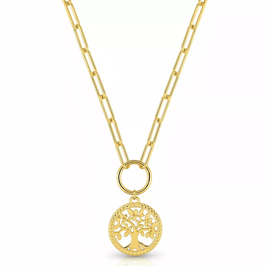 Collier Plaqué Or Arbre de Vie - Collier en Plaqué or - Bijoux en Vogue
