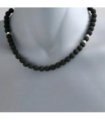 Ras de cou pour homme Tibétaine Abdelrezak "099-5Bis" - Collier en Argent