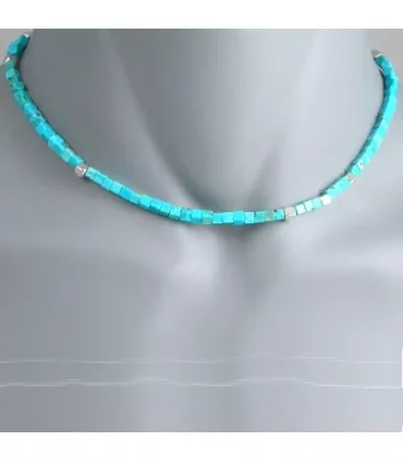 Ras de cou pour homme Séquentielle Risson "084-1D" - Collier en Argent