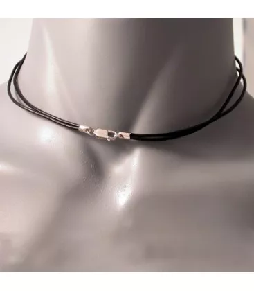 Ras de cou pour homme Pièces détachées Arbeno "042-26" - Collier en Argent - Bijoux en Vogue